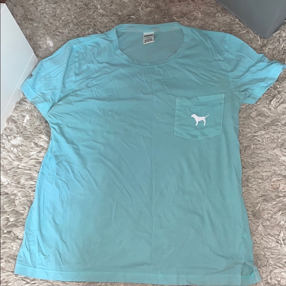 PINK Blue Top